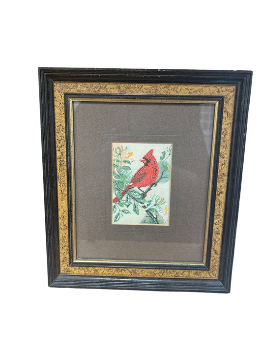 Premium quilted wood picture frame with a hardwood finish, tailored to accentuate black and white bird artwork, highlighting nature's splendor. An artful touch to elevate living spaces. Available for purchase to benefit our hearing clinic at Allard Audiology.